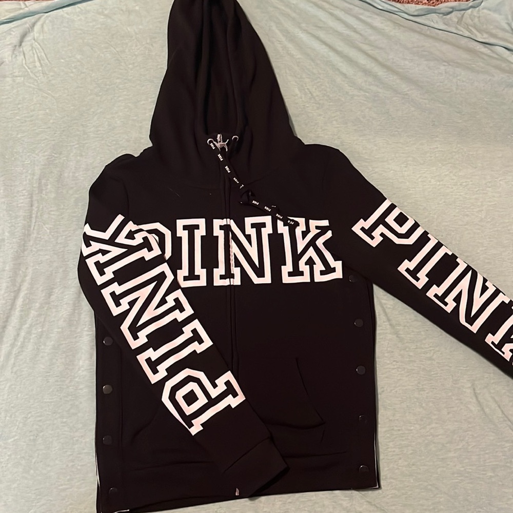 Pink zip up